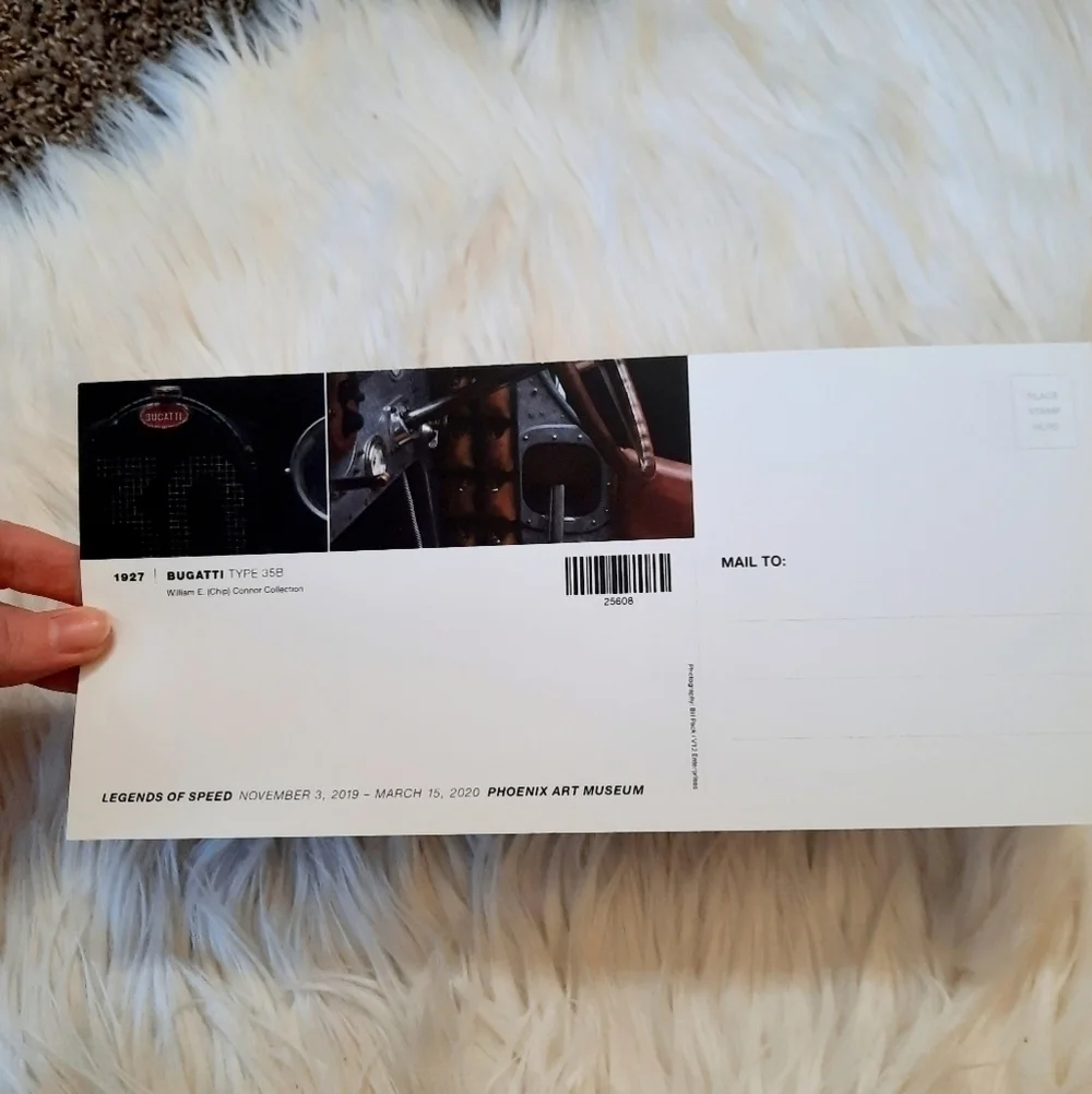 Phoenix Art Museum Postcard & Pin Desert Rider Set